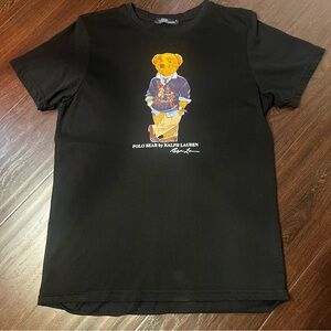 Ralph Lauren Black Polo Bear T-Shirt